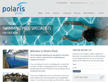 Tablet Screenshot of polarispools.co.uk